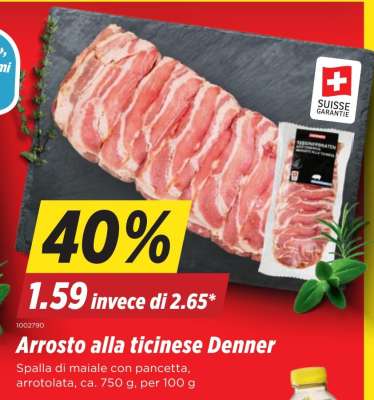 Arrosto alla ticinese Denner