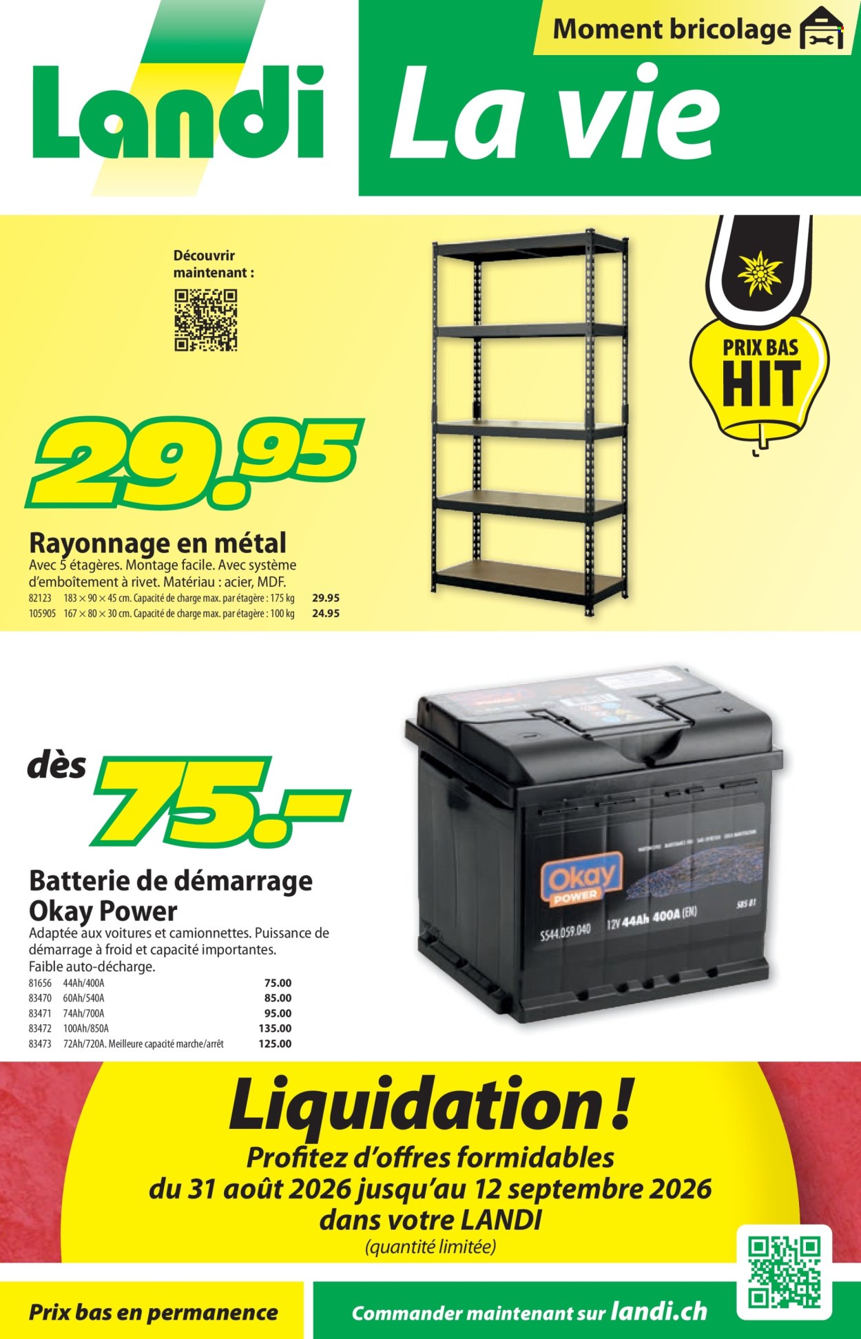 Volantino Landi - 14.9.2026 - 27.9.2026. Pagina 1. Pagina 1