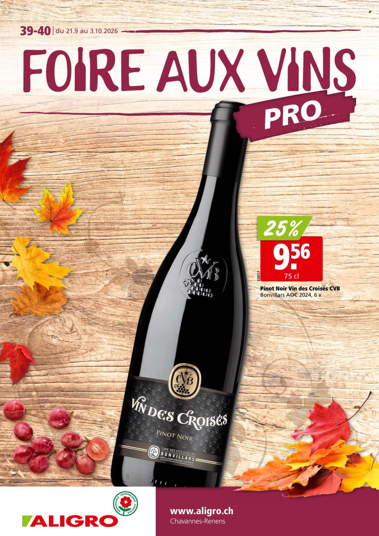 Volantino ALIGRO - 21.9.2026 - 3.10.2026. Pagina 1. Pagina 1