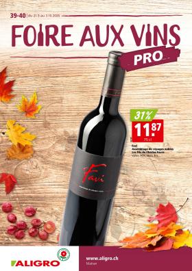 ALIGRO - Foire aux vins