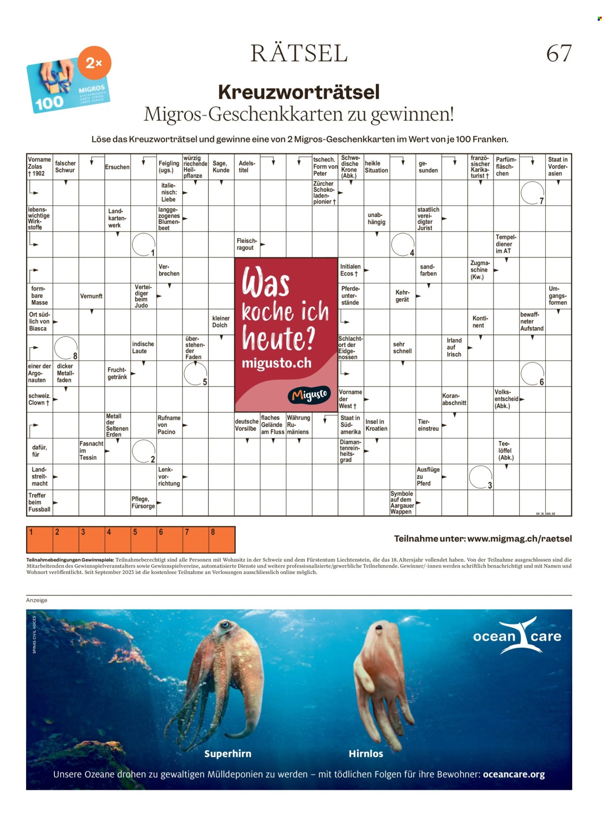 Volantino Migros - 16.9.2026 - 23.9.2026. Pagina 67. Pagina 67