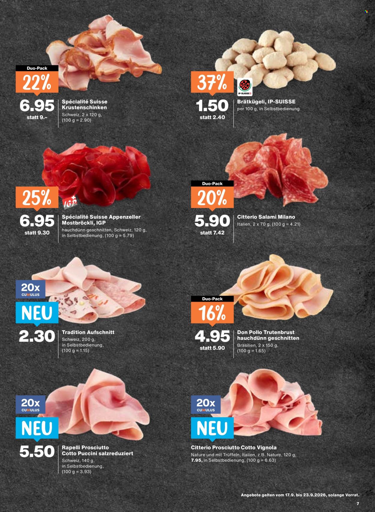 Volantino Migros - 17.9.2026 - 23.9.2026. Pagina 7. Pagina 7
