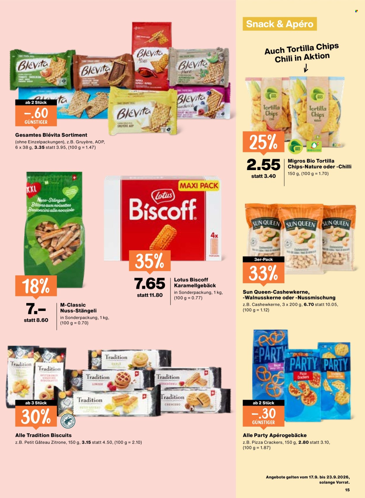 Volantino Migros - 17.9.2026 - 23.9.2026. Pagina 15. Pagina 15