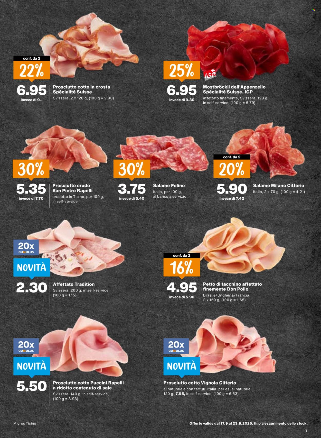 Volantino Migros - 17.9.2026 - 23.9.2026. Pagina 7. Pagina 7