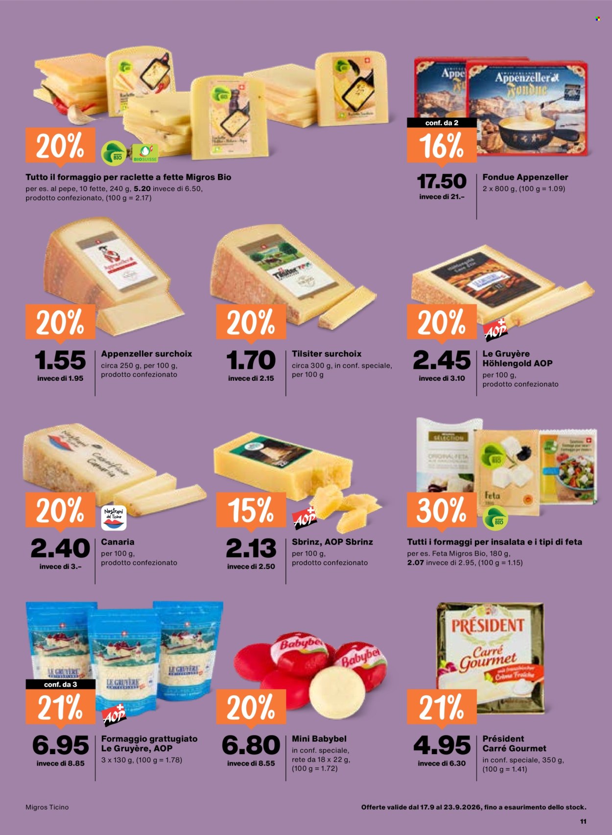 Volantino Migros - 17.9.2026 - 23.9.2026. Pagina 11. Pagina 11