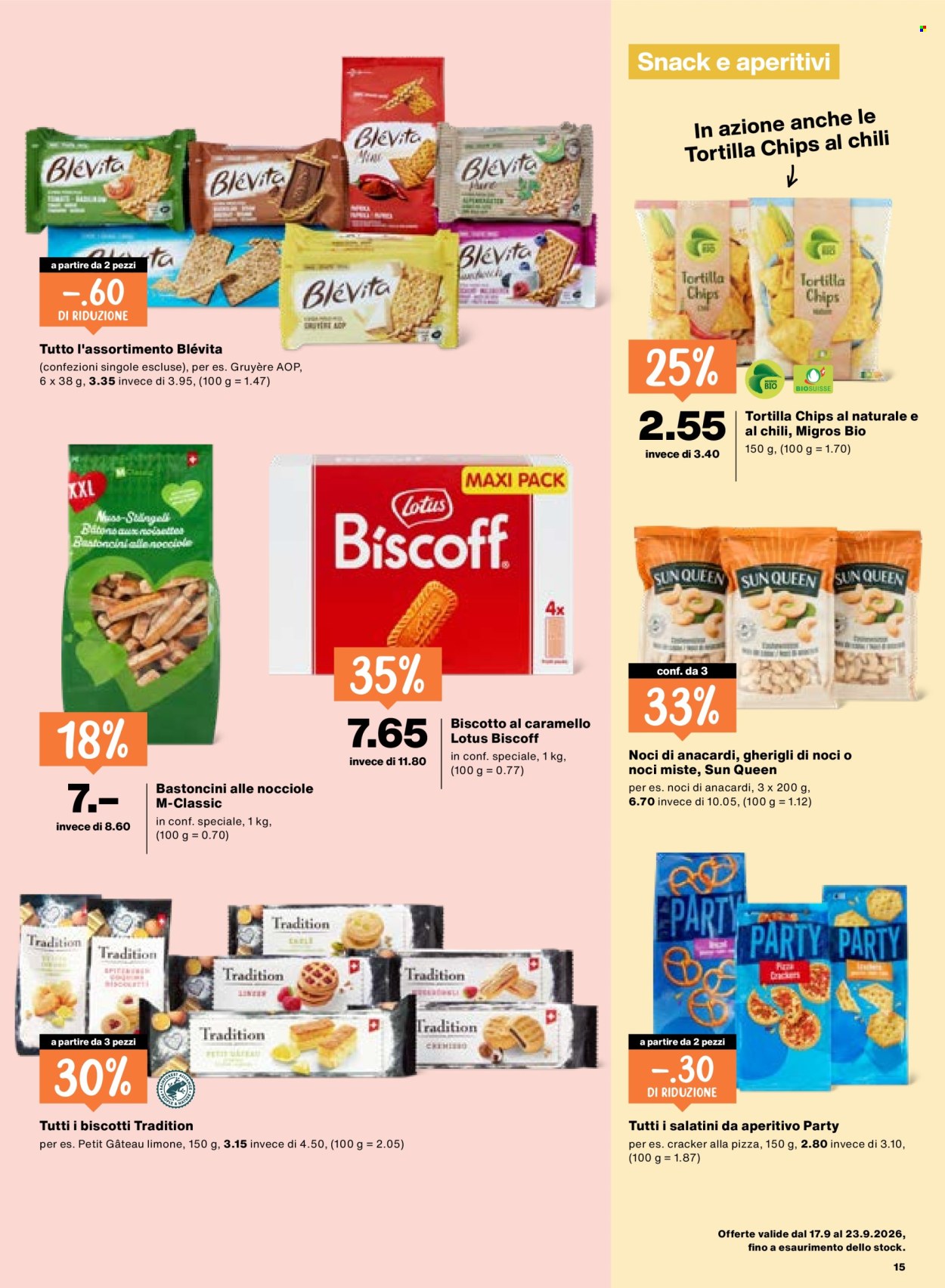 Volantino Migros - 17.9.2026 - 23.9.2026. Pagina 15. Pagina 15
