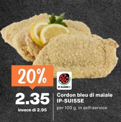 Cordon bleu di maiale