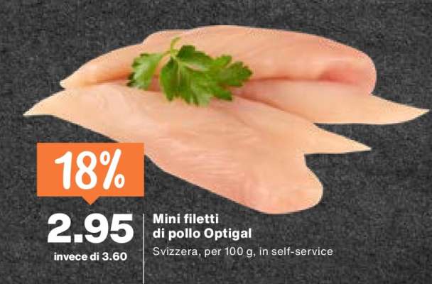 Mini filetti di pollo Optigal