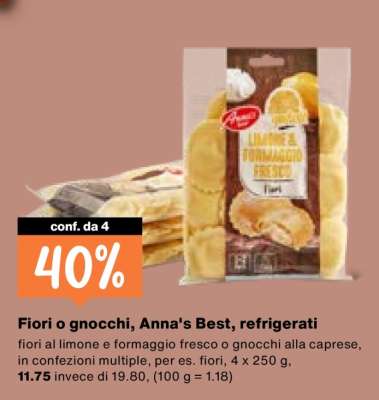 Fiori o gnocchi, Anna's Best, refrigerati