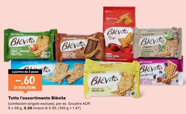 Tutto l'assortimento Blévita