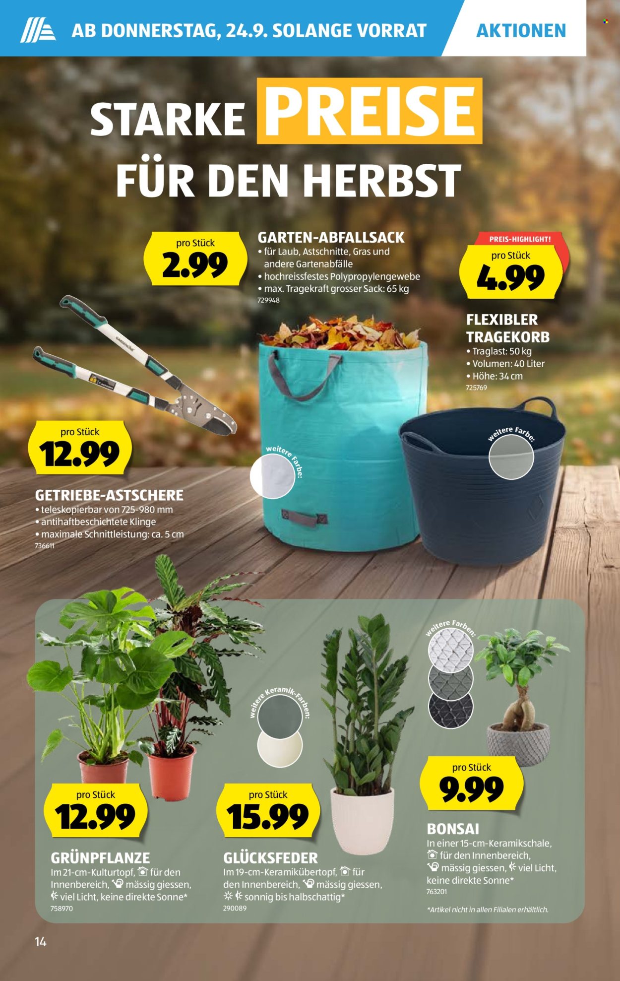 Volantino Aldi - 24.9.2026 - 30.9.2026. Pagina 14. Pagina 14