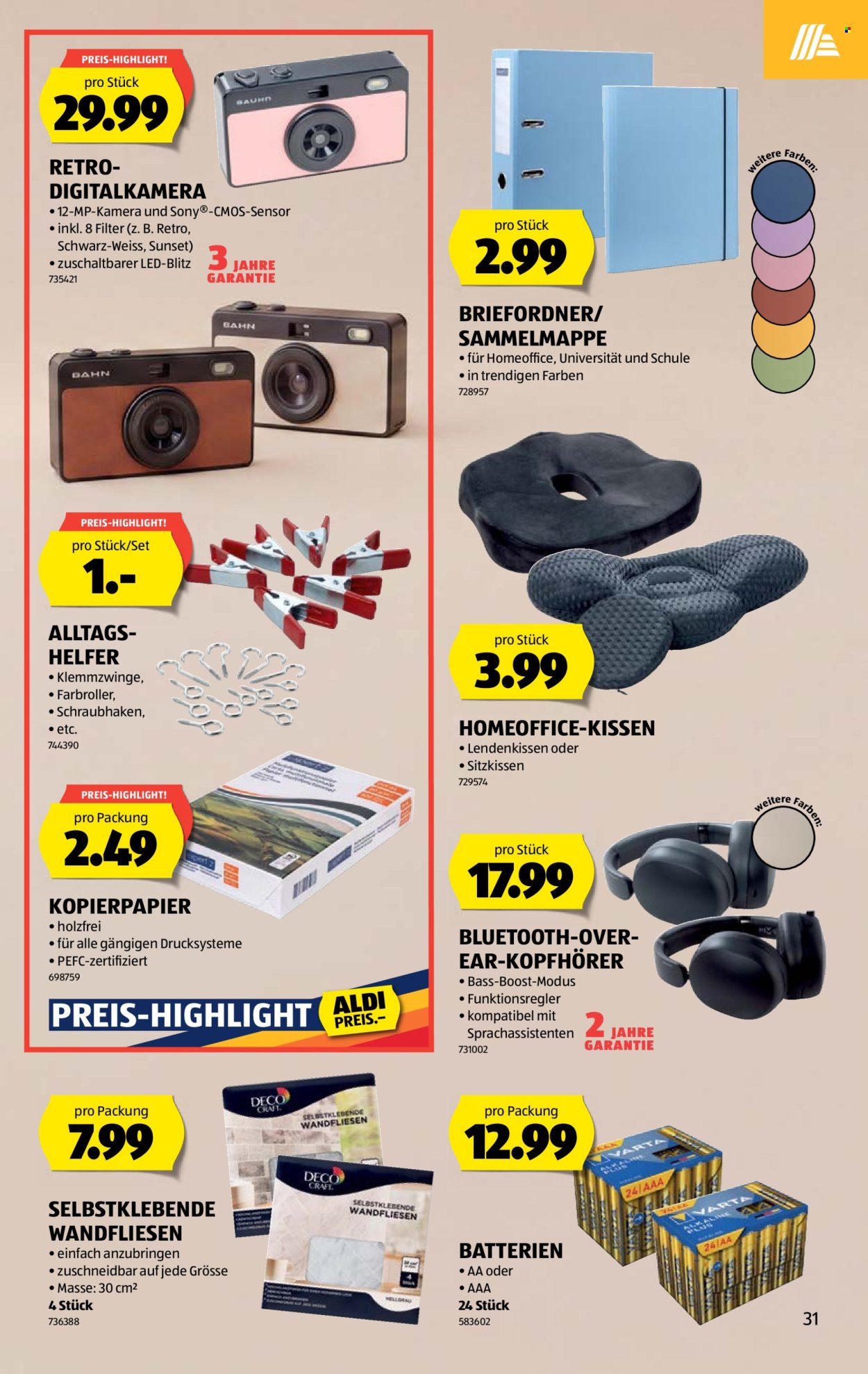 Volantino Aldi - 24.9.2026 - 30.9.2026. Pagina 31. Pagina 31