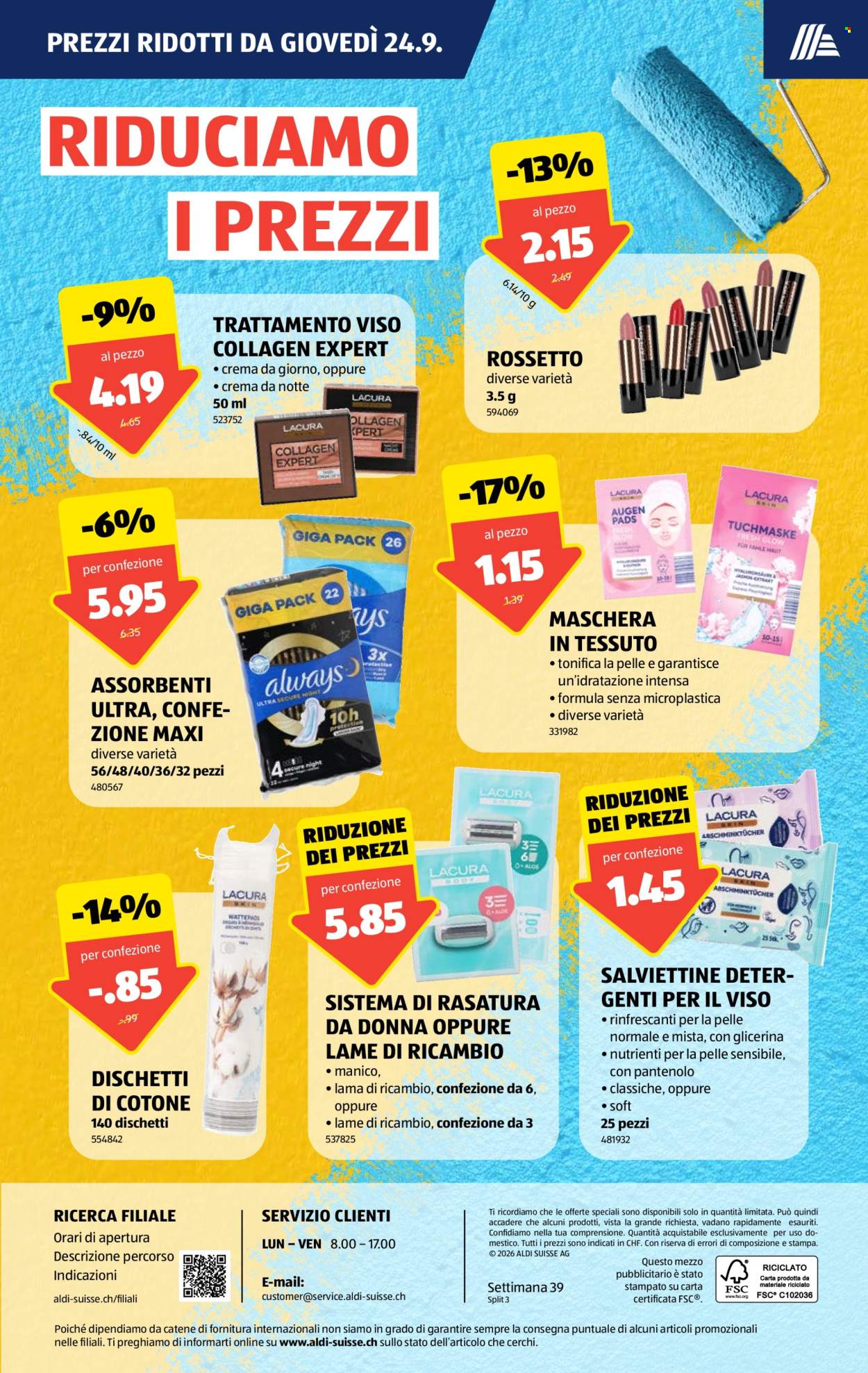 Volantino Aldi - 24.9.2026 - 30.9.2026. Pagina 3. Pagina 3
