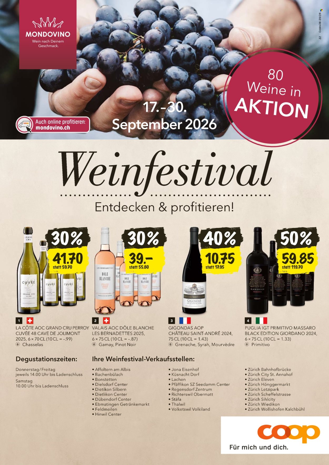 Volantino Coop - 17.9.2026 - 30.9.2026. Pagina 1. Pagina 1