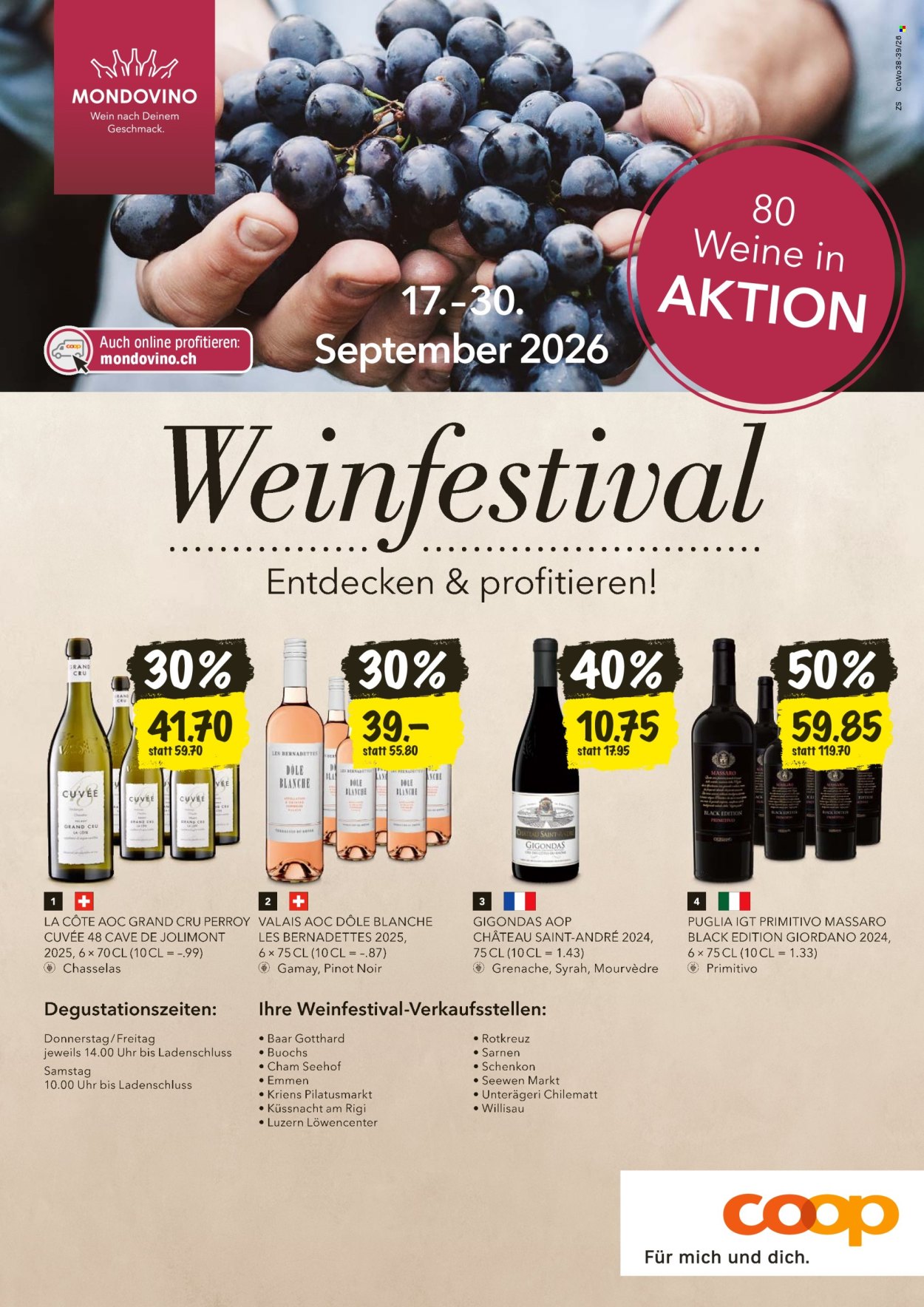 Volantino Coop - 17.9.2026 - 30.9.2026. Pagina 2. Pagina 2