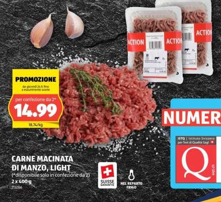 Carne macinata di manzo light