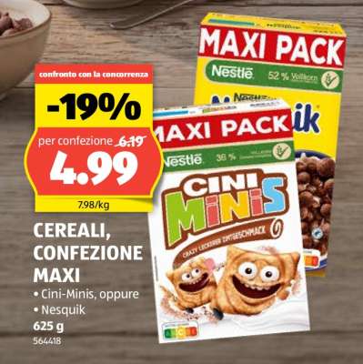 CEREALI CONFEZIONE MAXI