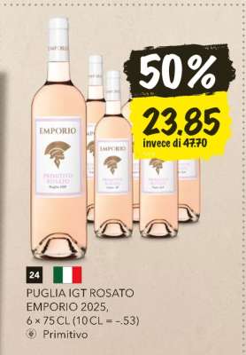 PUGLIA IGT ROSATO EMPORIO 2025
