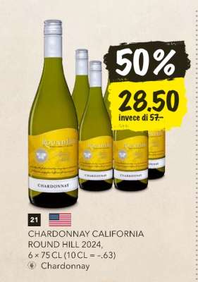 CHARDONNAY CALIFORNIA ROUND HILL 2024