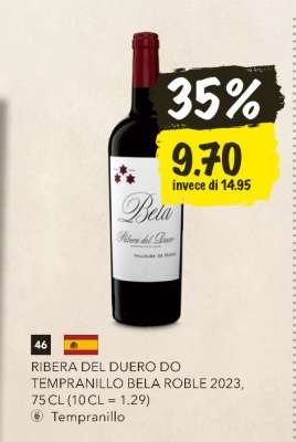 RIBERA DEL DUERO DO TEMPRANILLO BELA ROBLE 2023