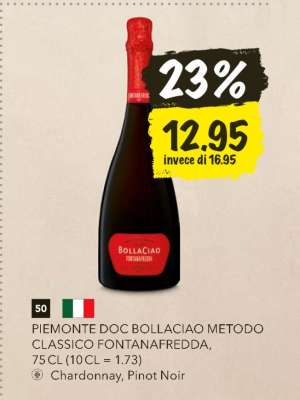 PIEMONTE DOC BOLLACIAO METODO CLASSICO FONTANAFREDDA