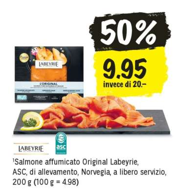 Salmone affumicato Original Labeyrie