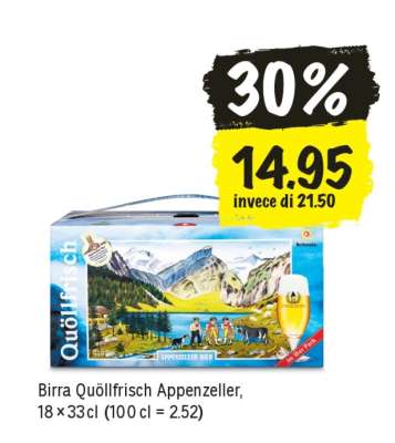Birra Quöllfrisch Appenzeller