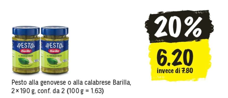 Pesto alla genovese o alla calabrese Barilla