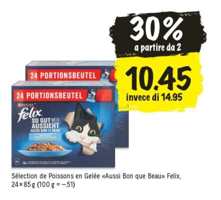 Sélection de Poissons en Gelée «Aussi Bon que Beau» Felix