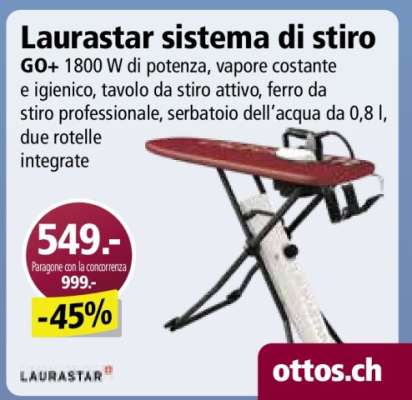Laurastar sistema di stiro