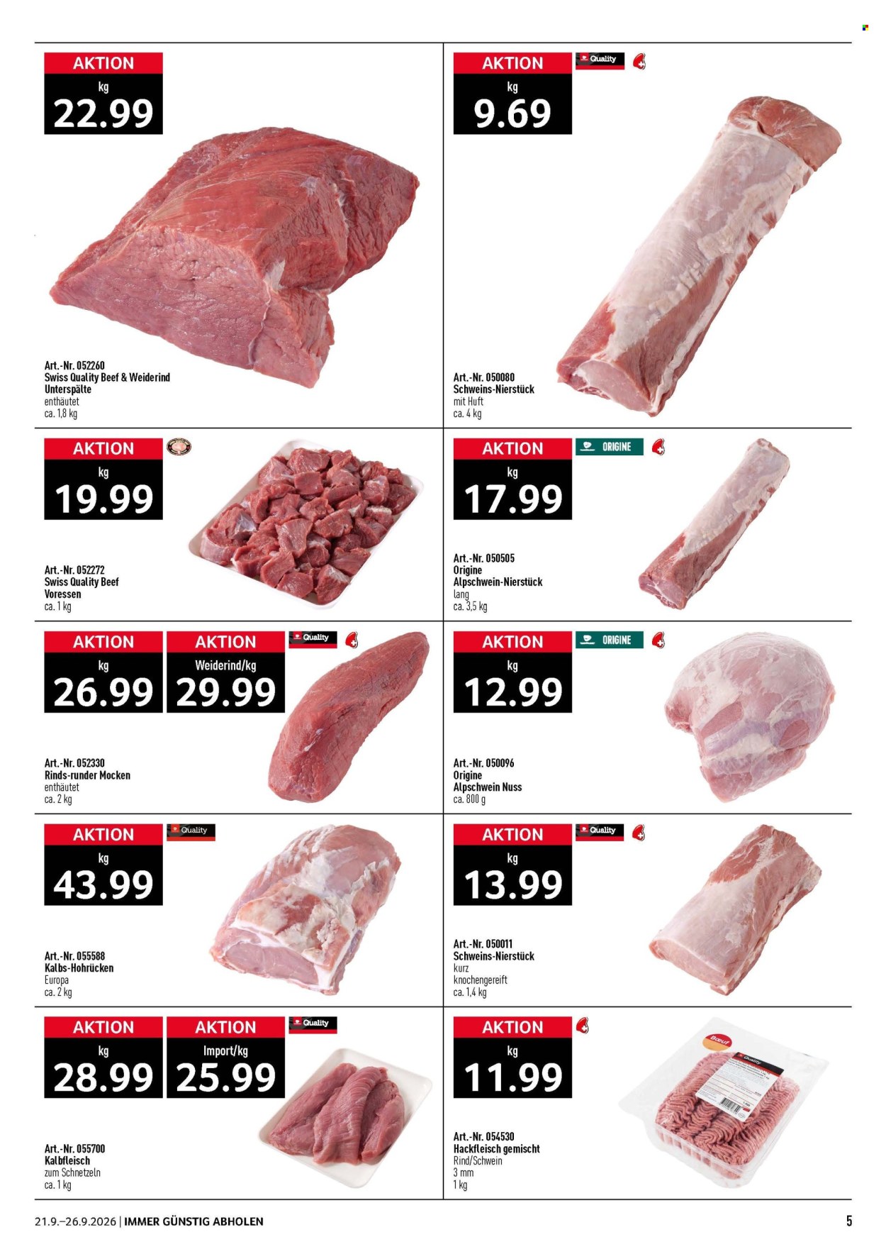 Volantino Prodega - 21.9.2026 - 26.9.2026. Pagina 5. Pagina 5