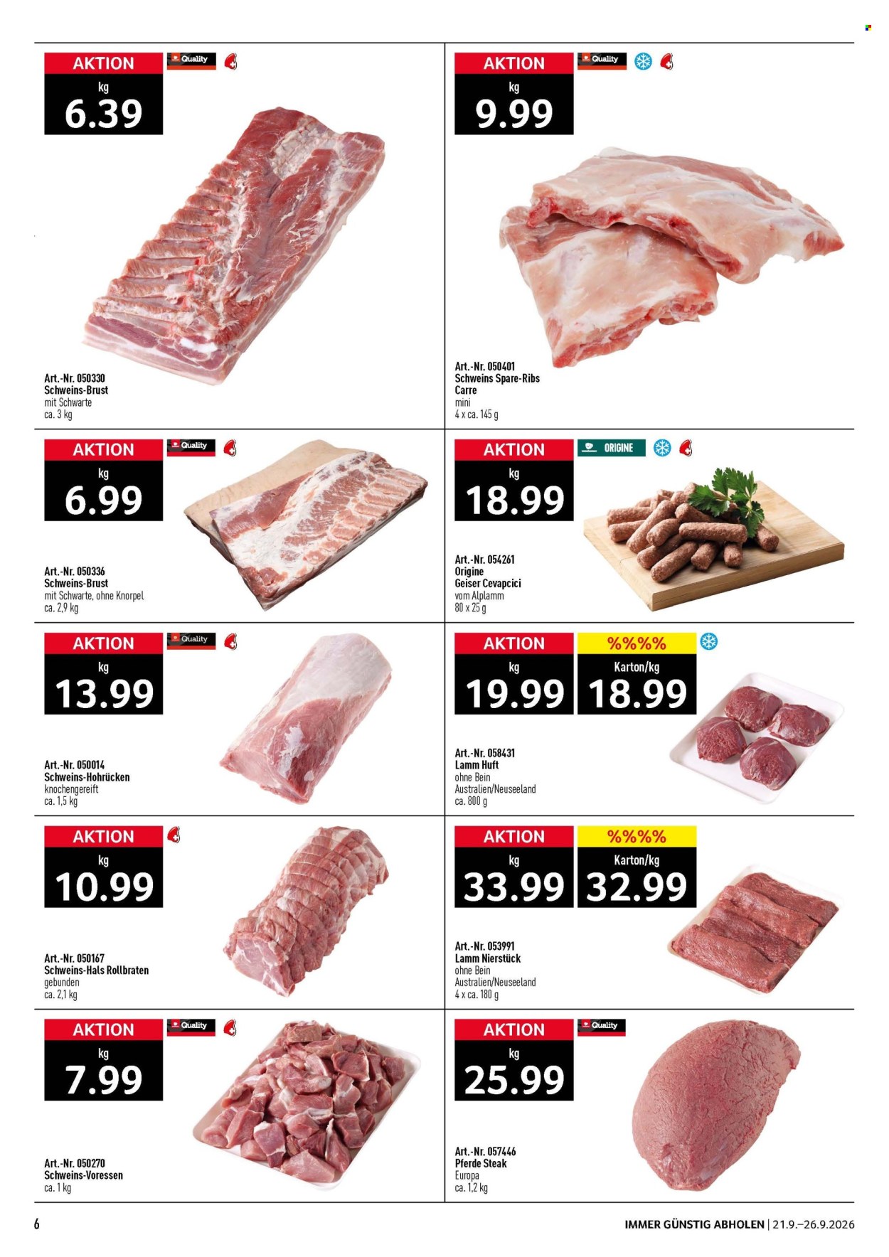 Volantino Prodega - 21.9.2026 - 26.9.2026. Pagina 6. Pagina 6