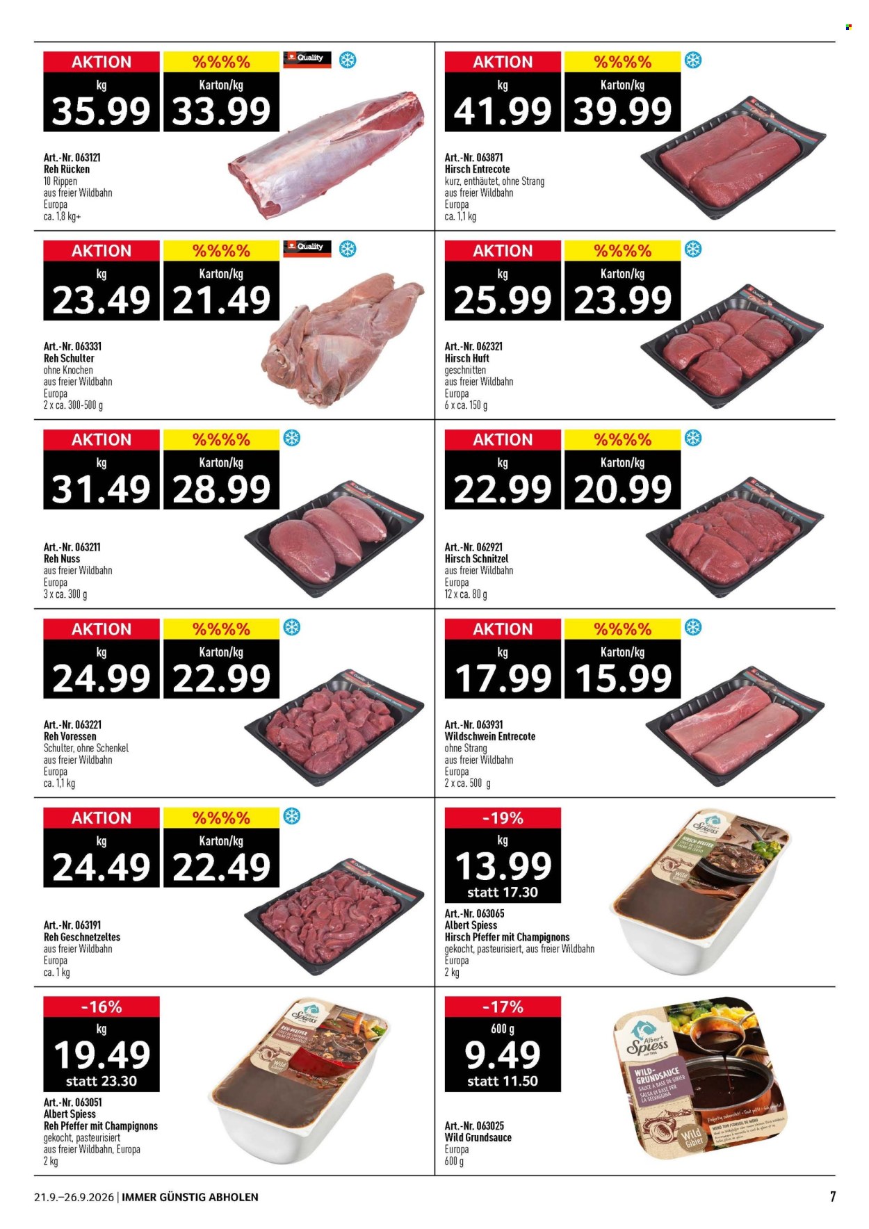 Volantino Prodega - 21.9.2026 - 26.9.2026. Pagina 7. Pagina 7