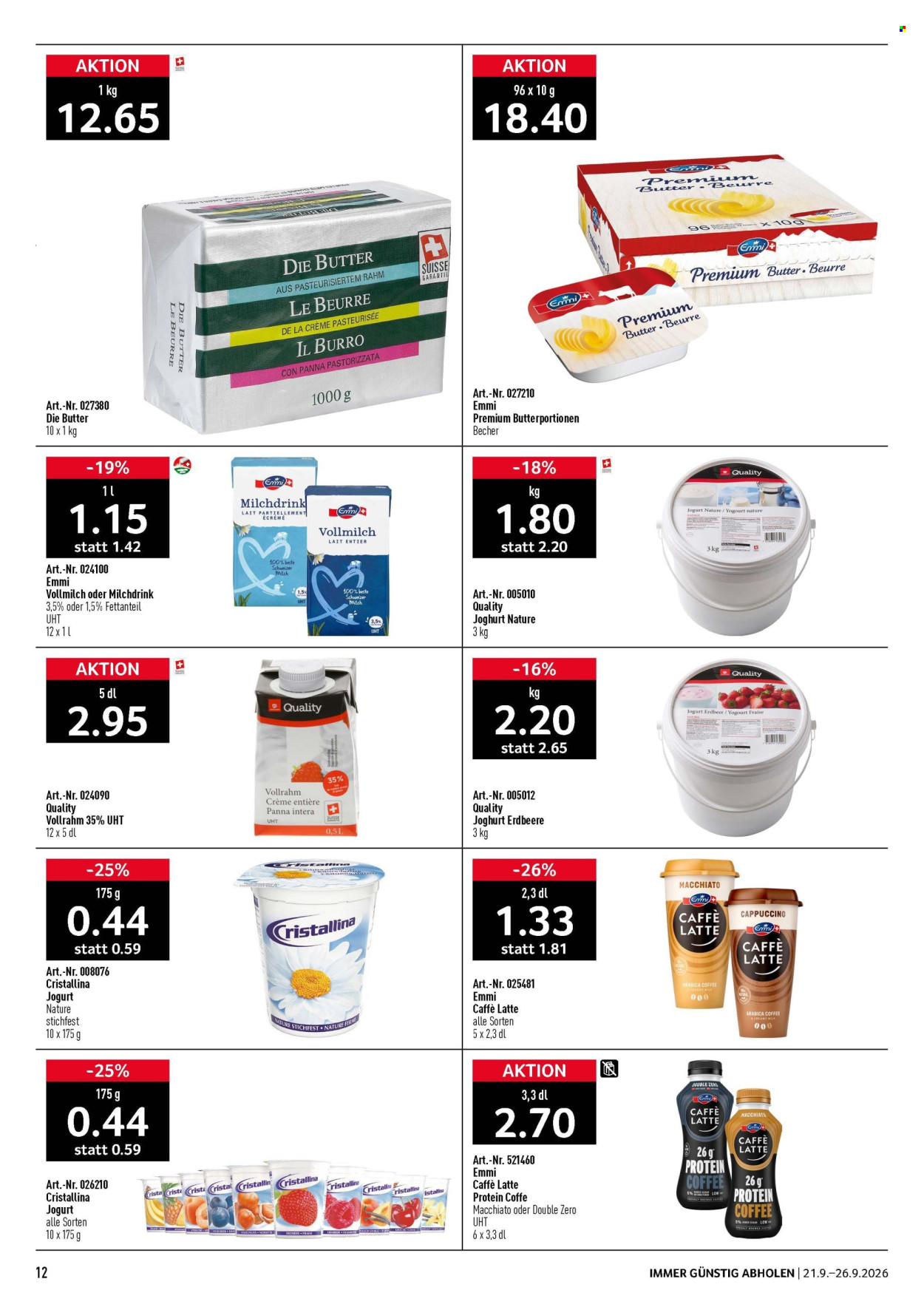Volantino Prodega - 21.9.2026 - 26.9.2026. Pagina 12. Pagina 12