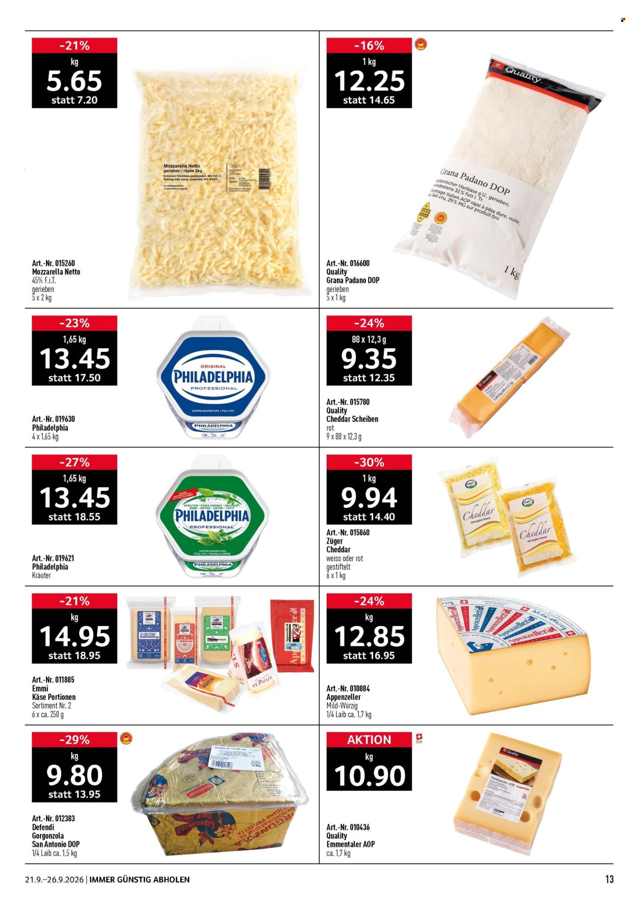 Volantino Prodega - 21.9.2026 - 26.9.2026. Pagina 13. Pagina 13