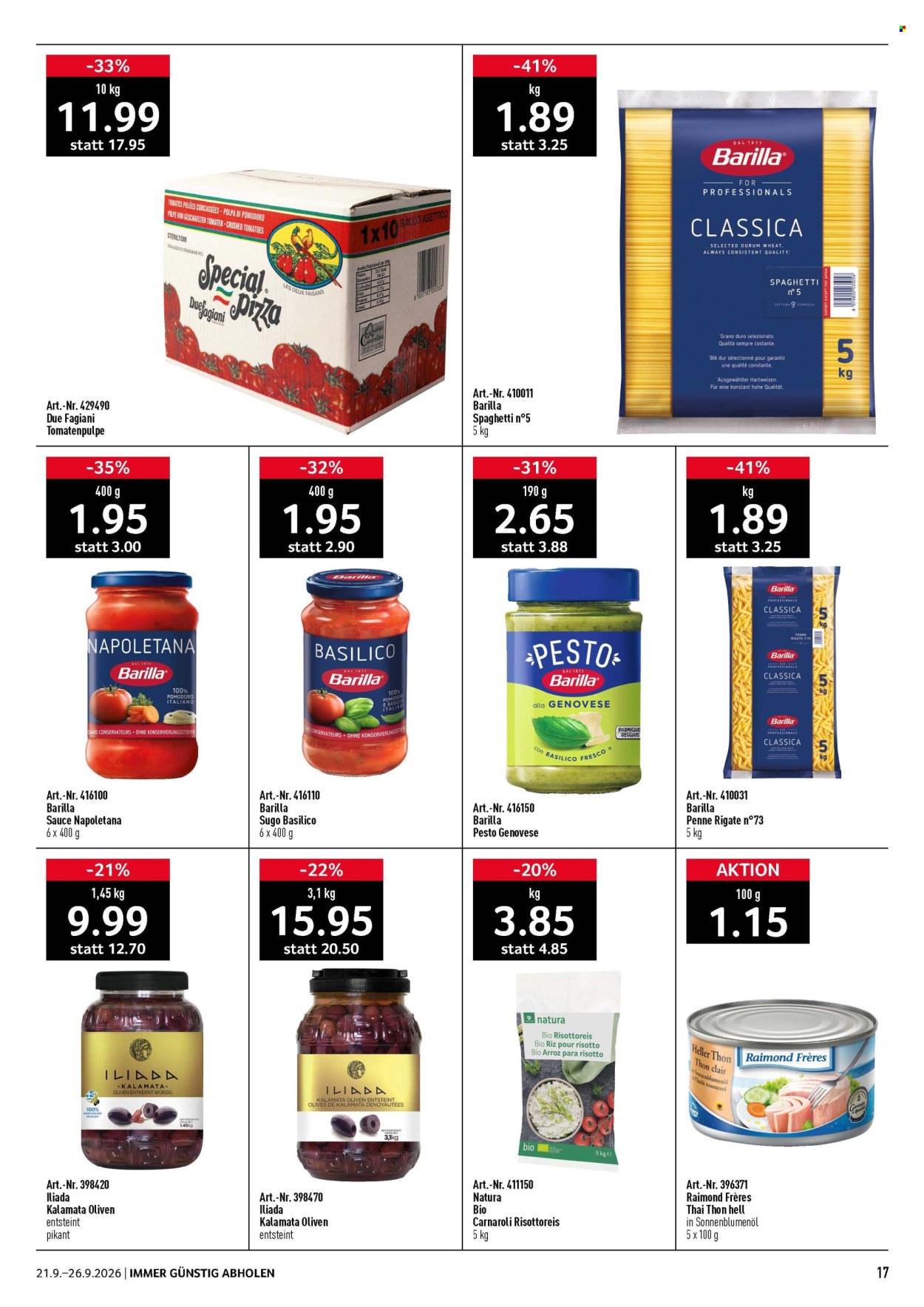 Volantino Prodega - 21.9.2026 - 26.9.2026. Pagina 17. Pagina 17