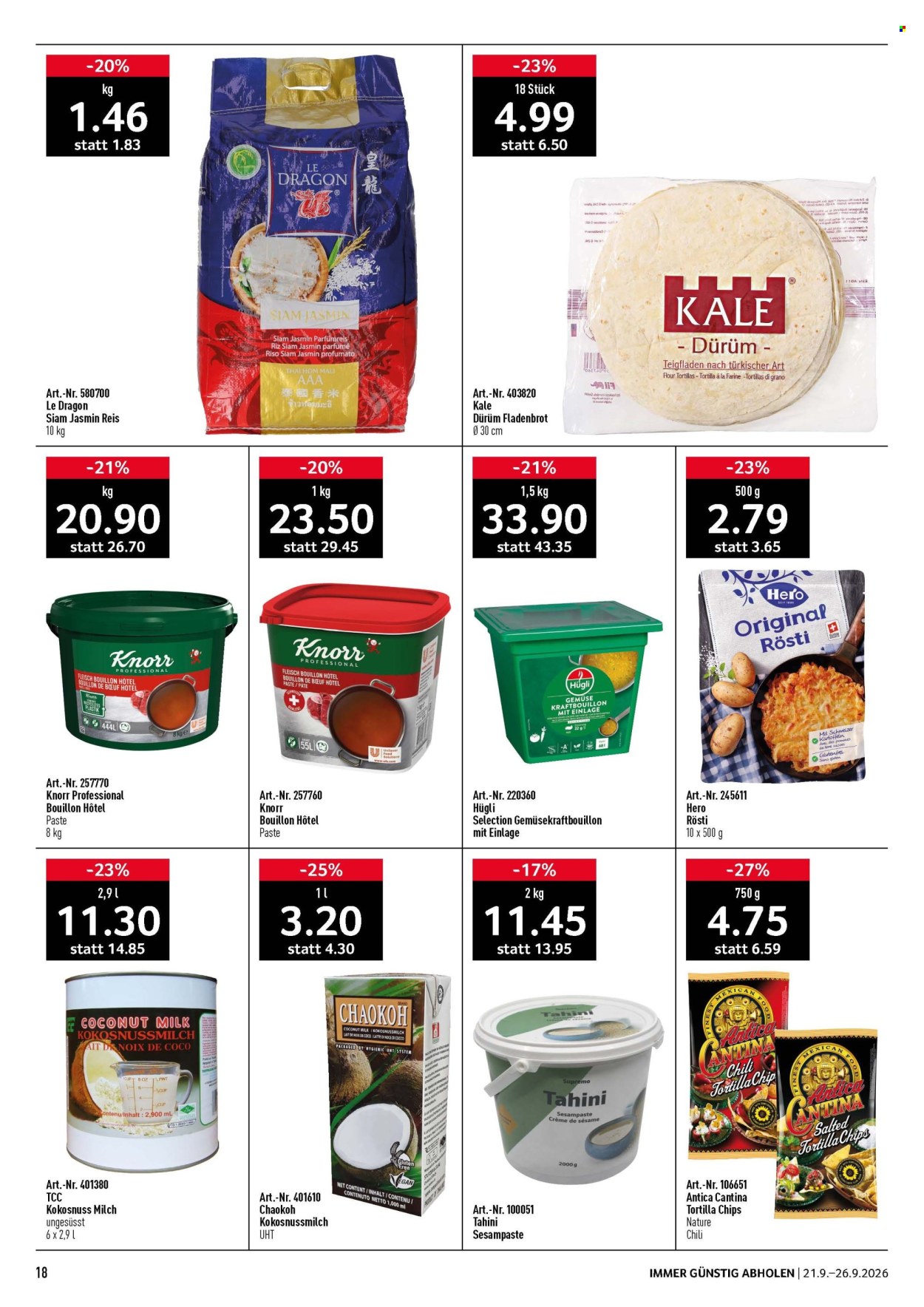 Volantino Prodega - 21.9.2026 - 26.9.2026. Pagina 18. Pagina 18