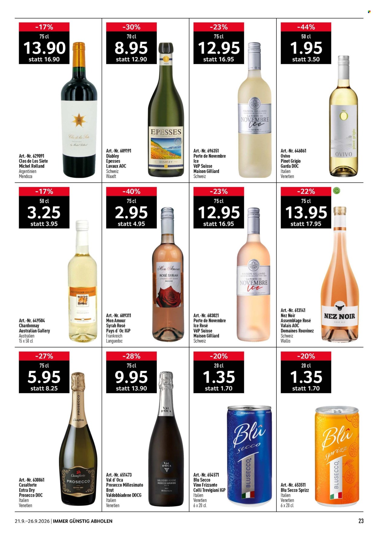 Volantino Prodega - 21.9.2026 - 26.9.2026. Pagina 23. Pagina 23
