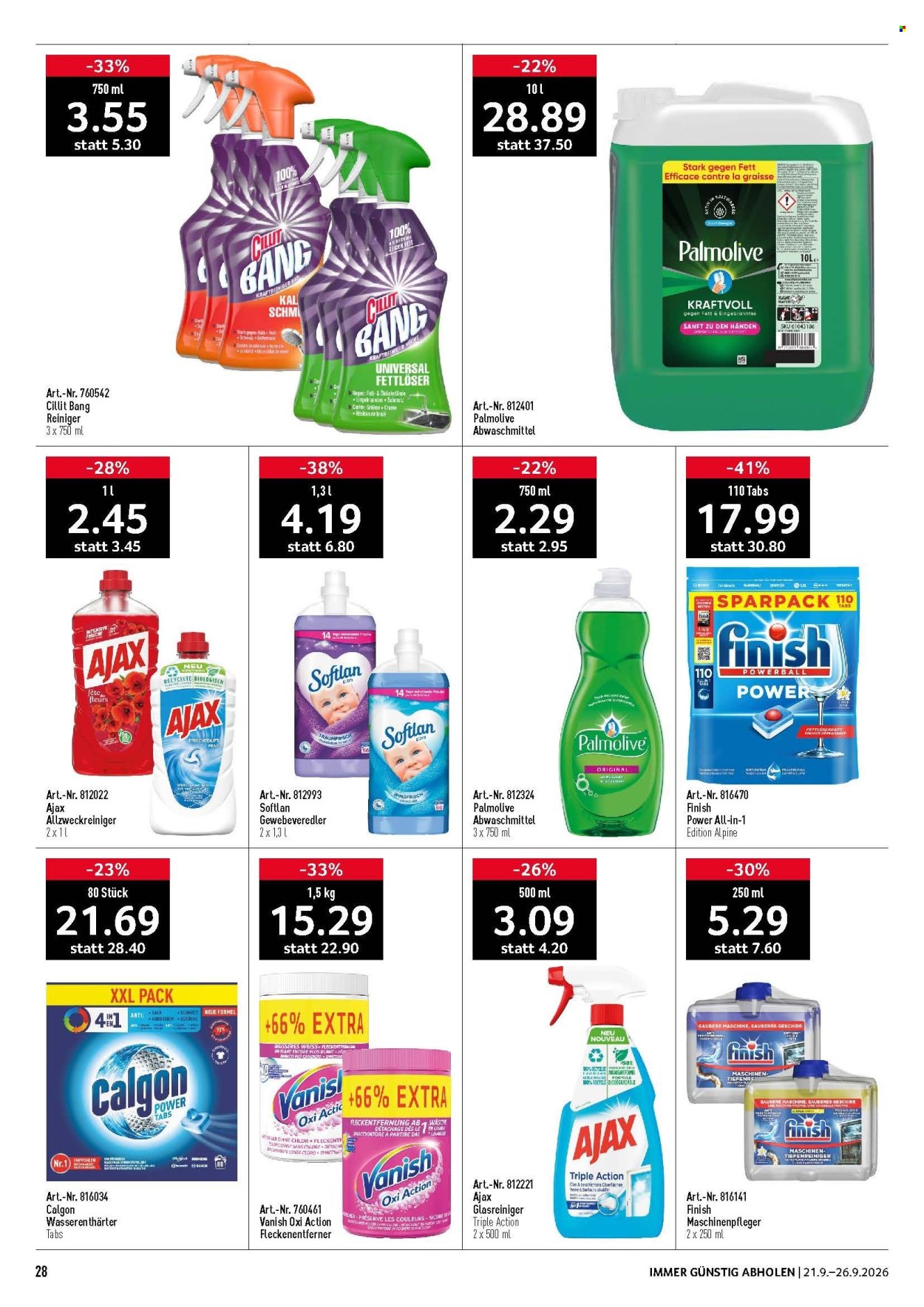 Volantino Prodega - 21.9.2026 - 26.9.2026. Pagina 28. Pagina 28