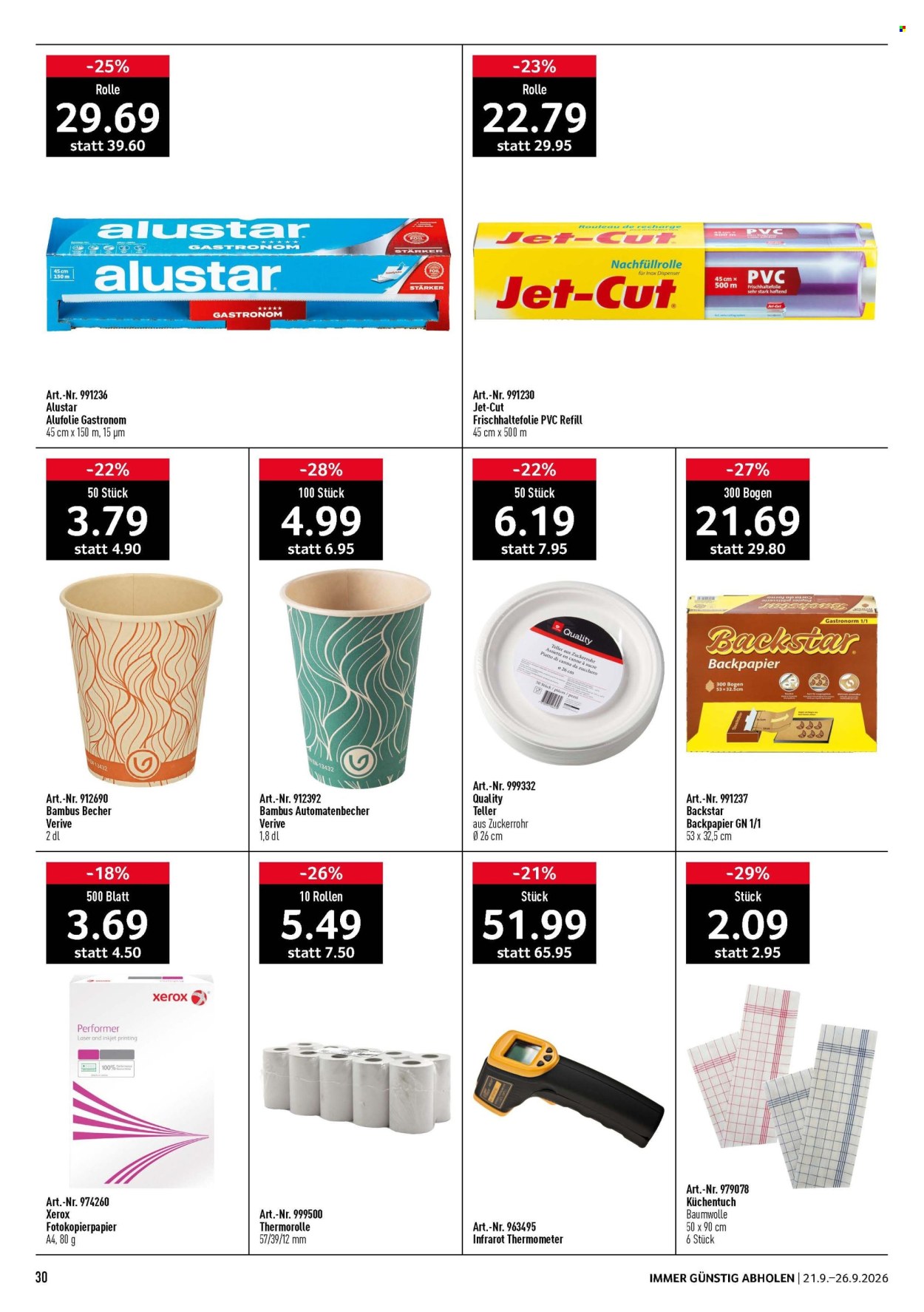 Volantino Prodega - 21.9.2026 - 26.9.2026. Pagina 30. Pagina 30