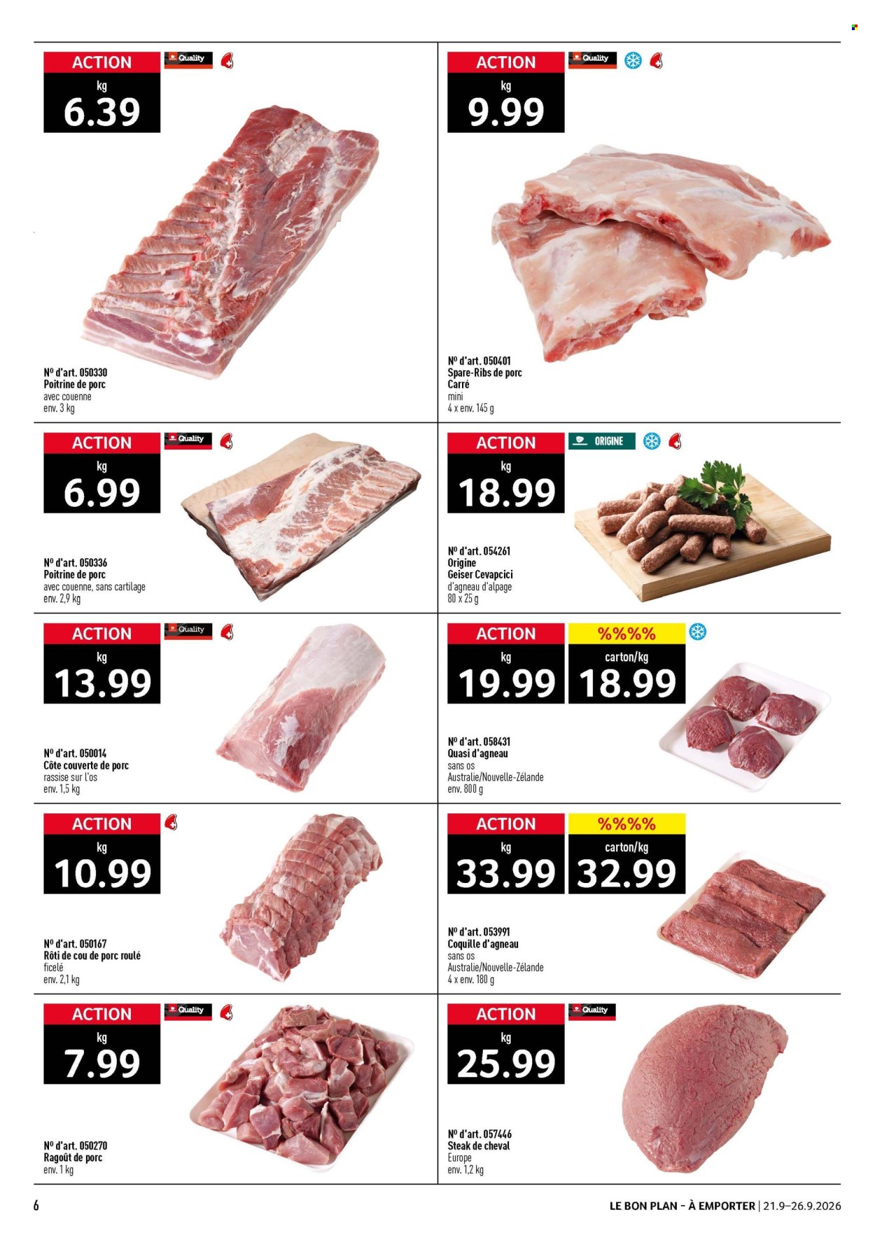 Volantino Prodega - 21.9.2026 - 26.9.2026. Pagina 6. Pagina 6