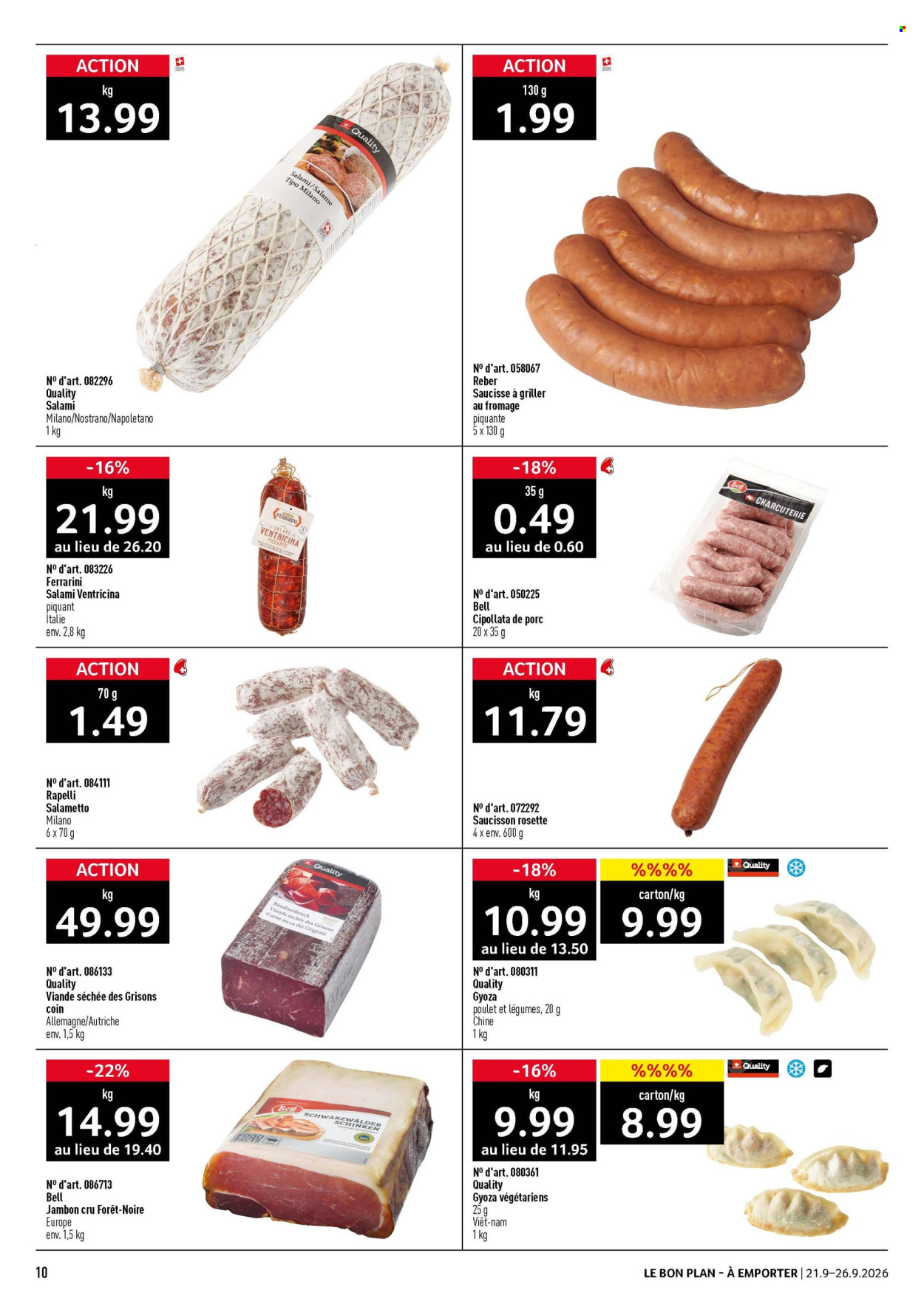 Volantino Prodega - 21.9.2026 - 26.9.2026. Pagina 10. Pagina 10