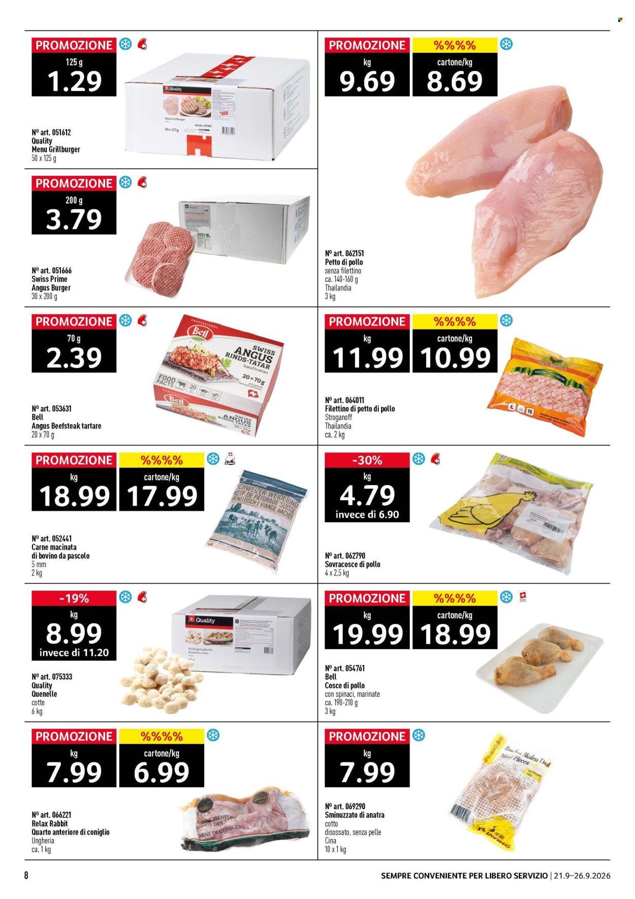 Volantino Prodega - 21.9.2026 - 26.9.2026. Pagina 8. Pagina 8