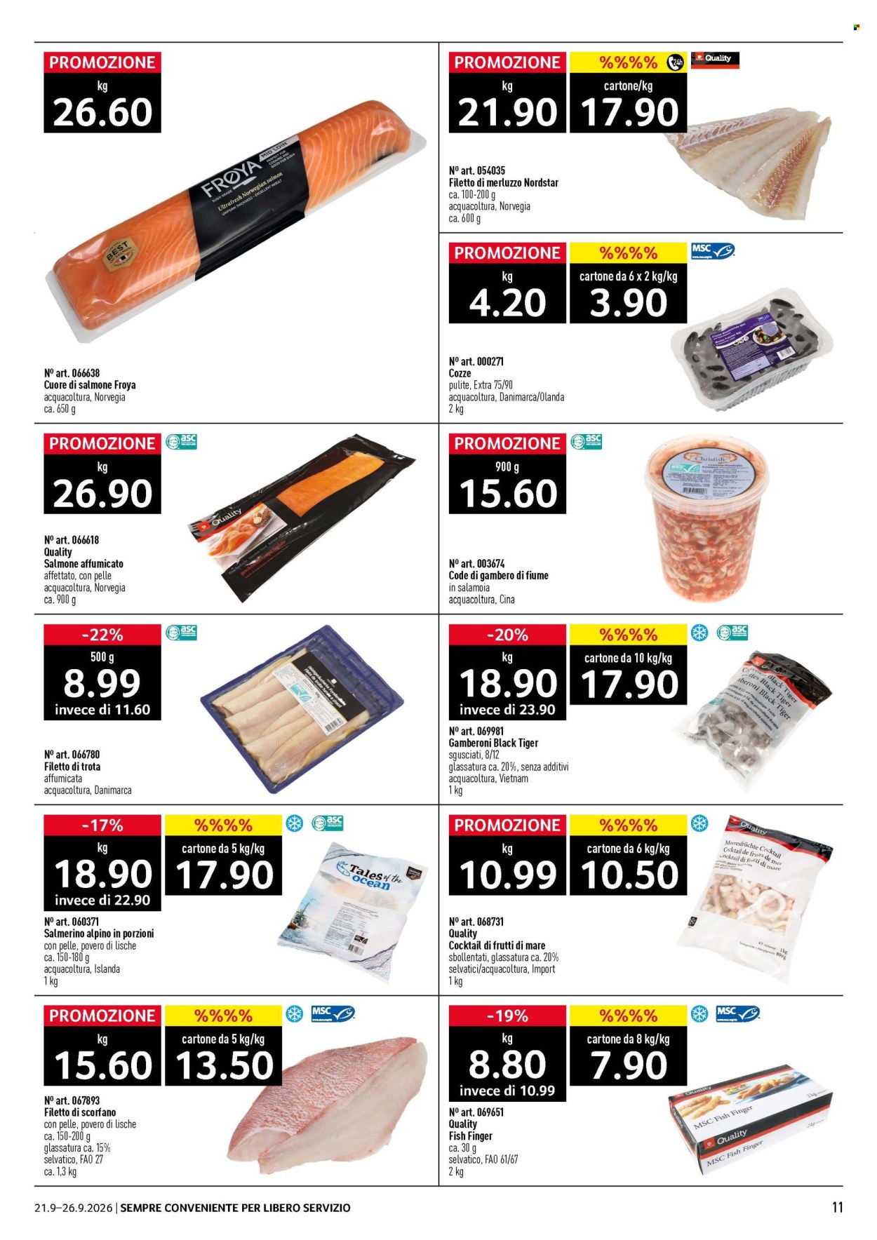 Volantino Prodega - 21.9.2026 - 26.9.2026. Pagina 11. Pagina 11