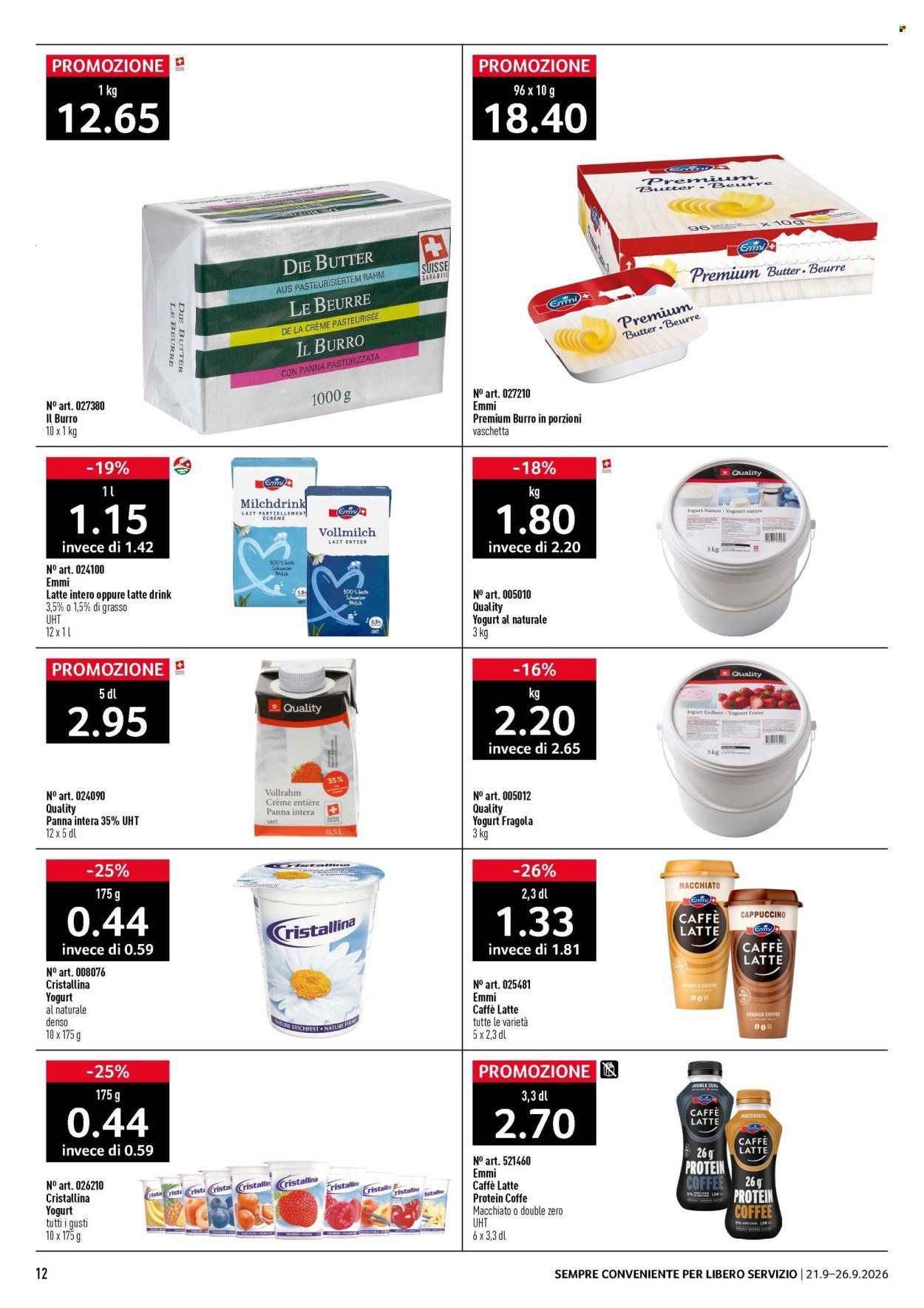Volantino Prodega - 21.9.2026 - 26.9.2026. Pagina 12. Pagina 12