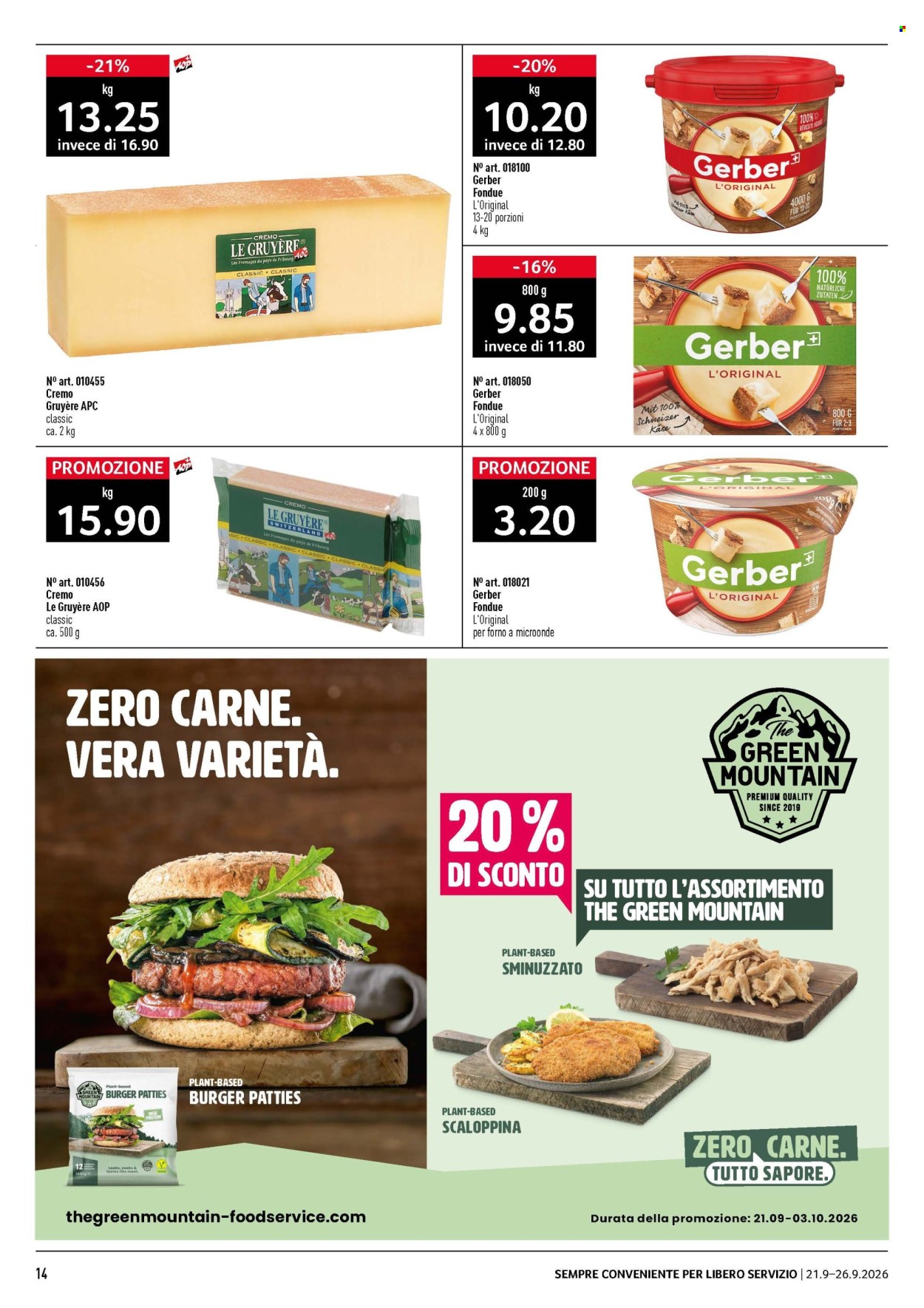 Volantino Prodega - 21.9.2026 - 26.9.2026. Pagina 14. Pagina 14