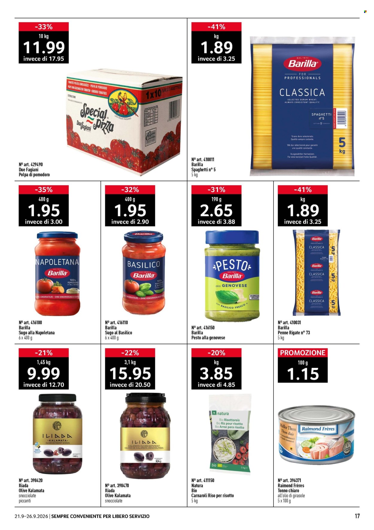 Volantino Prodega - 21.9.2026 - 26.9.2026. Pagina 17. Pagina 17