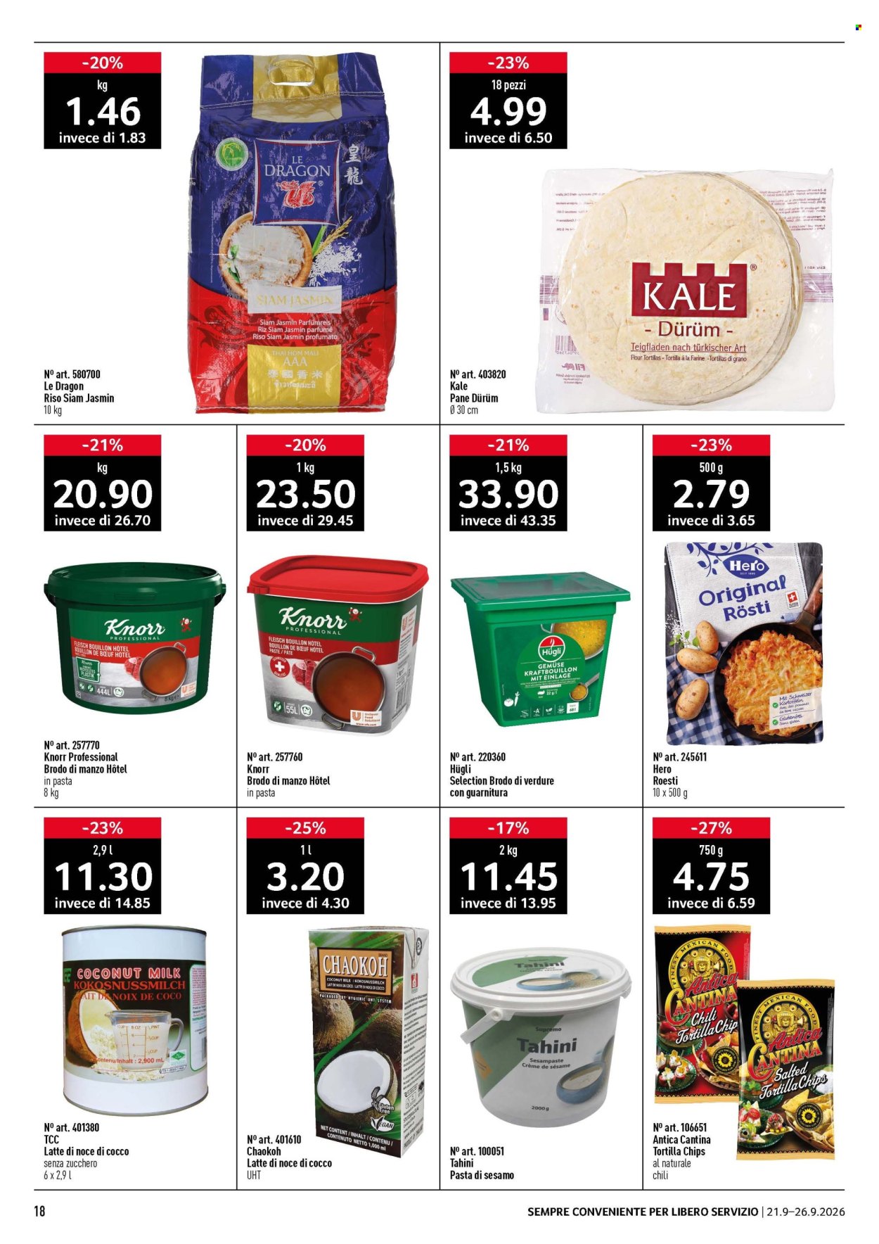 Volantino Prodega - 21.9.2026 - 26.9.2026. Pagina 18. Pagina 18