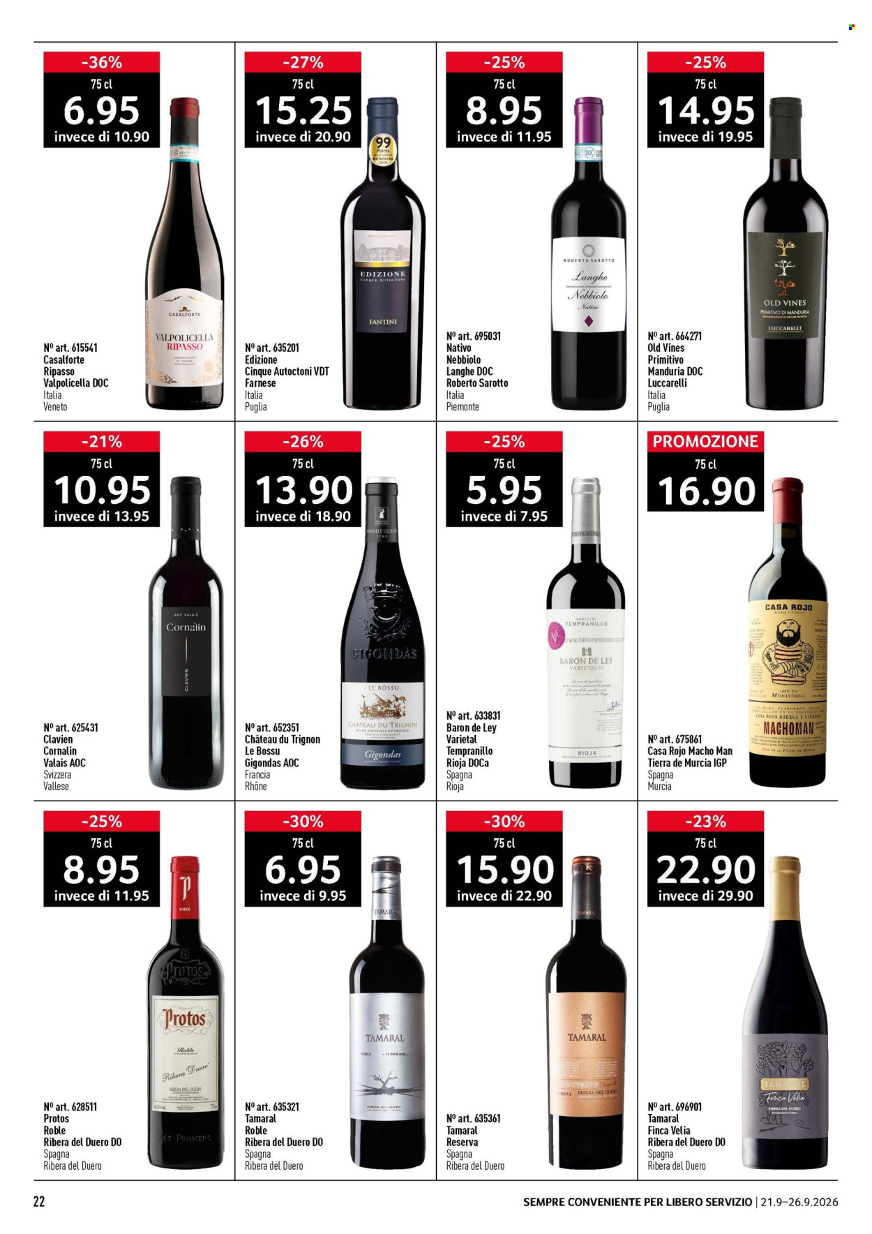 Volantino Prodega - 21.9.2026 - 26.9.2026. Pagina 22. Pagina 22