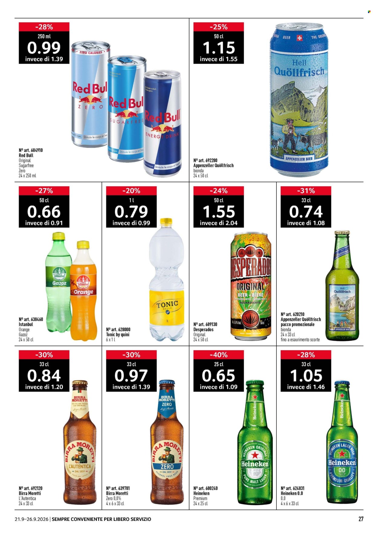 Volantino Prodega - 21.9.2026 - 26.9.2026. Pagina 27. Pagina 27